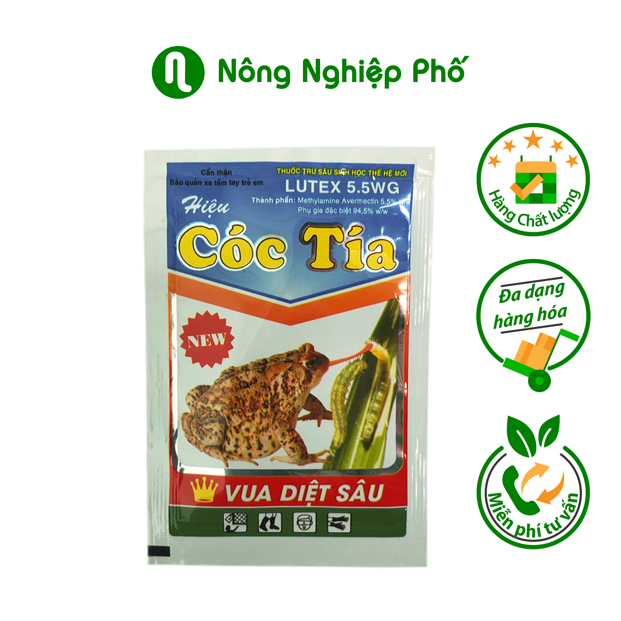 Trừ sâu sinh học Cóc Tía