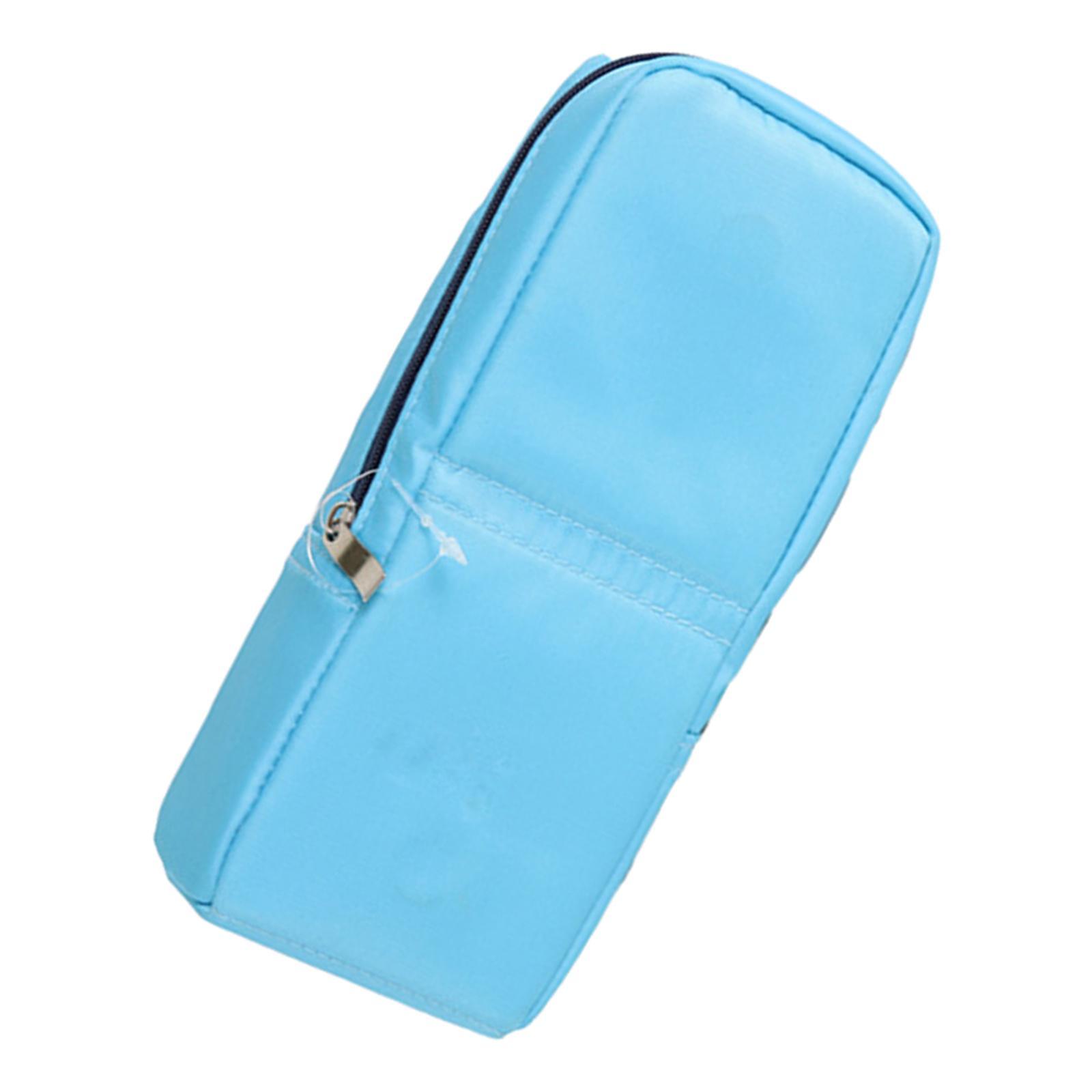 Multifunctional Pencil Case Nylon Pencil Holder Bag for Office College