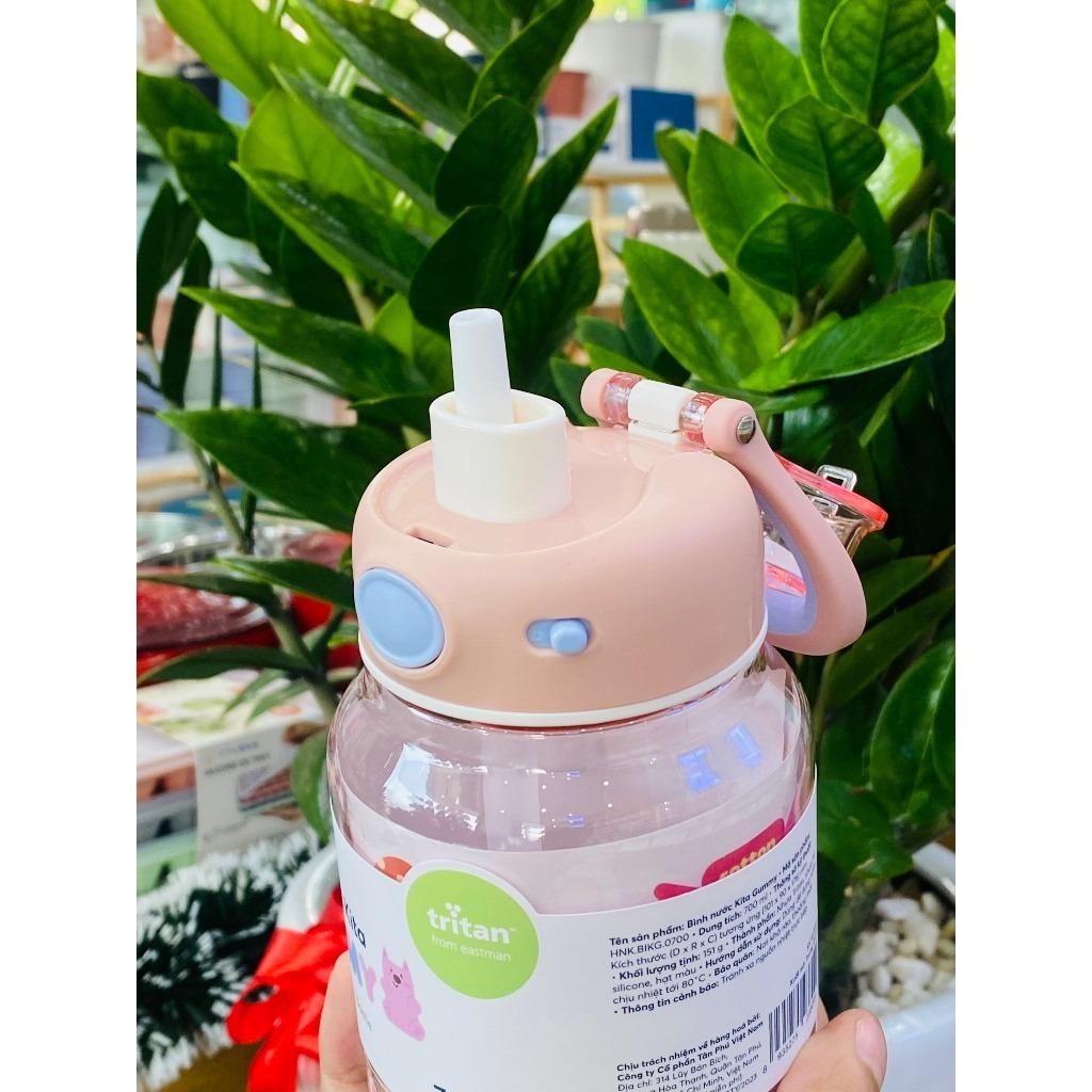 Bình Nước Kita Gummy 700 ml - Inochi HNK.BIKG.0700 - Màu Hồng