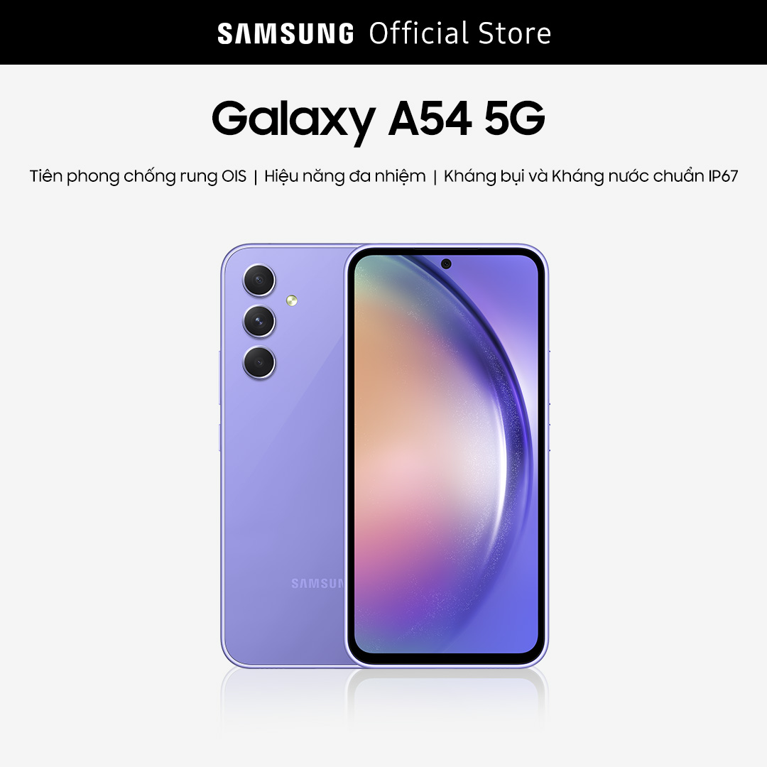 Điện thoại Samsung Galaxy A54 5G (8GB/256gb) - Hàng chính hãng