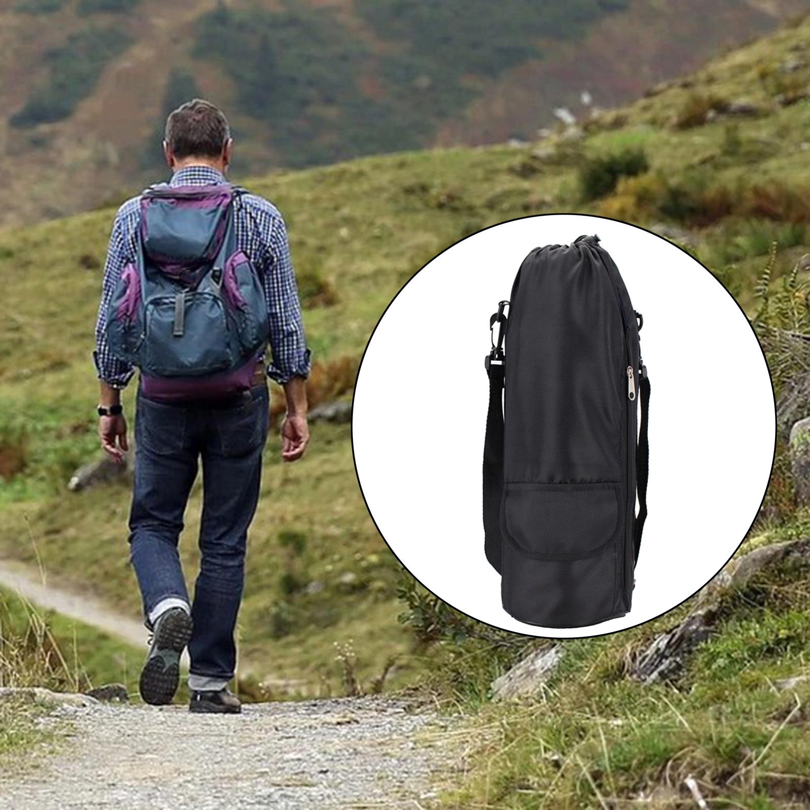 Water Bottle Carrier Bag, Bottle Pouch Holder, Adjustable Shoulder Hand Strap Sleeve Sports Water Bottle Accessories for Hiking Travelling Camping