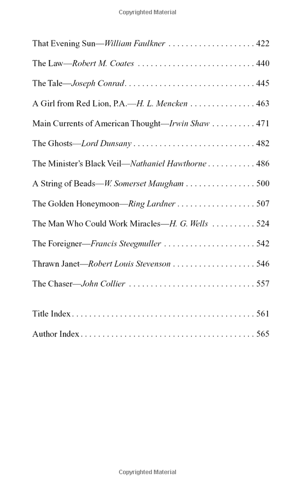 Fifty Great Short Stories