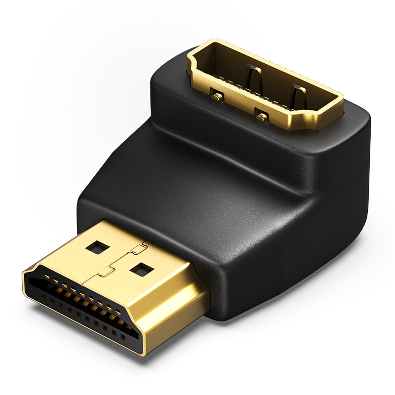 Đầu nối HDMI vuông góc 90 độ Vention 1 đực 1 cái - Hàng chính hãng