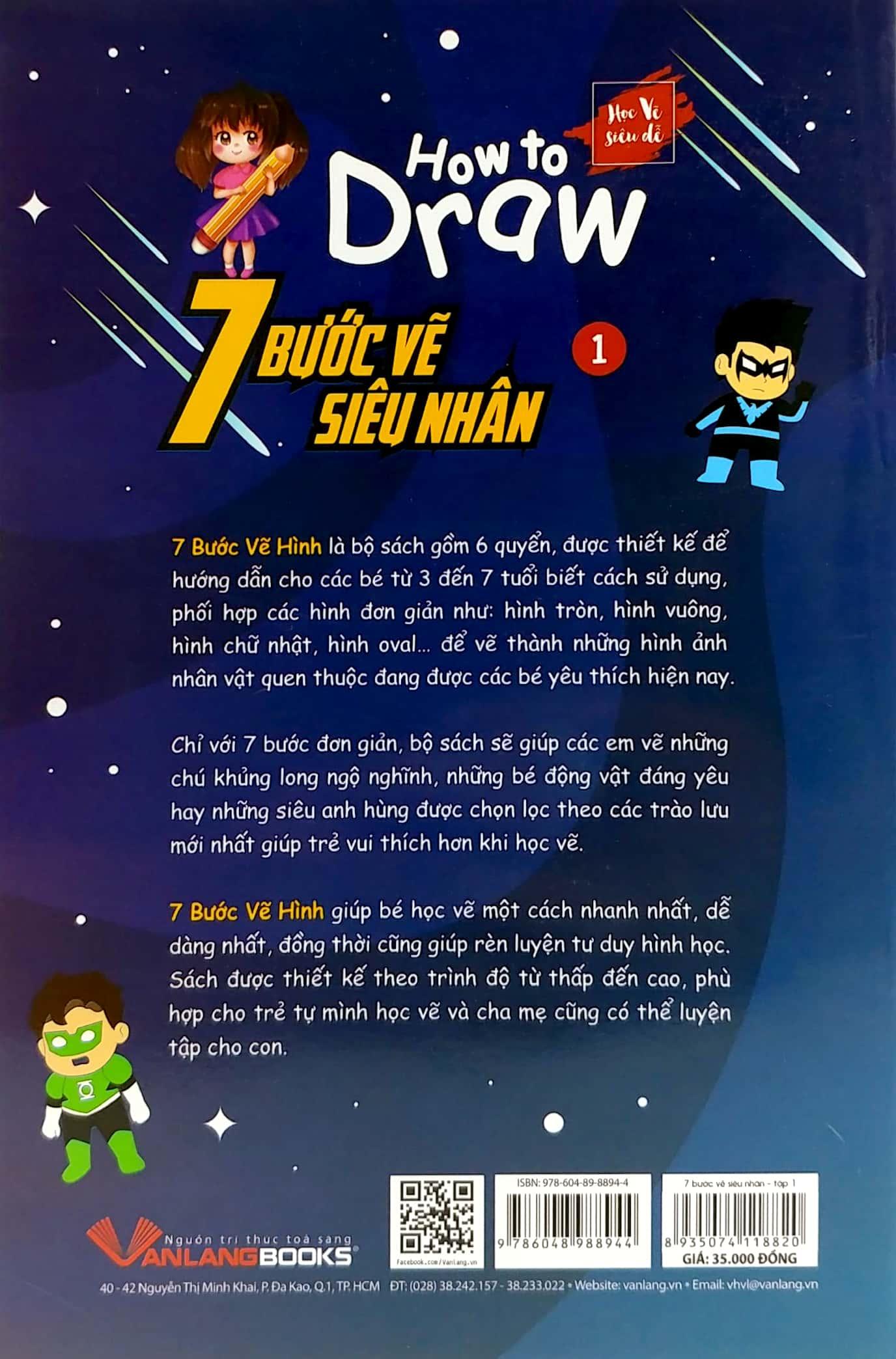7 Bước Vẽ Siêu Nhân - Tập 1