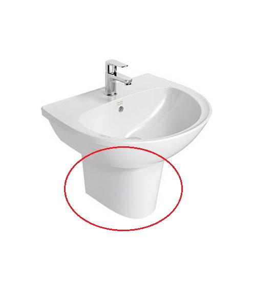 Chân chậu rửa lavabo lửng American 0712-WT