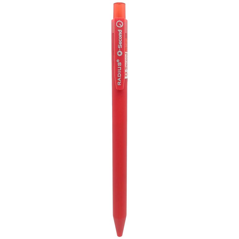 Bút Bi Bấm O-Second 0.5 mm - Radius - Mực Đỏ