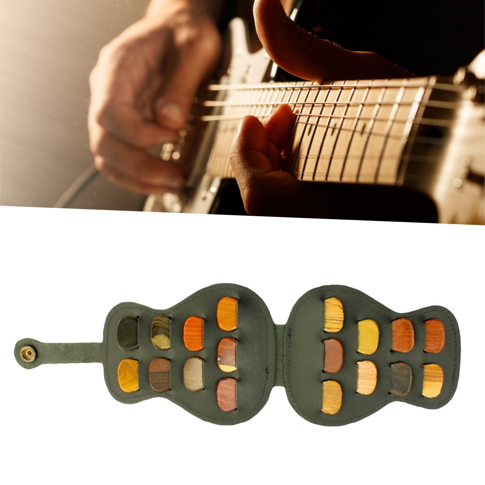 Guitar Pick Holder Case Plectrum Holder Guitar Picks Holder Case for Electric Guitar