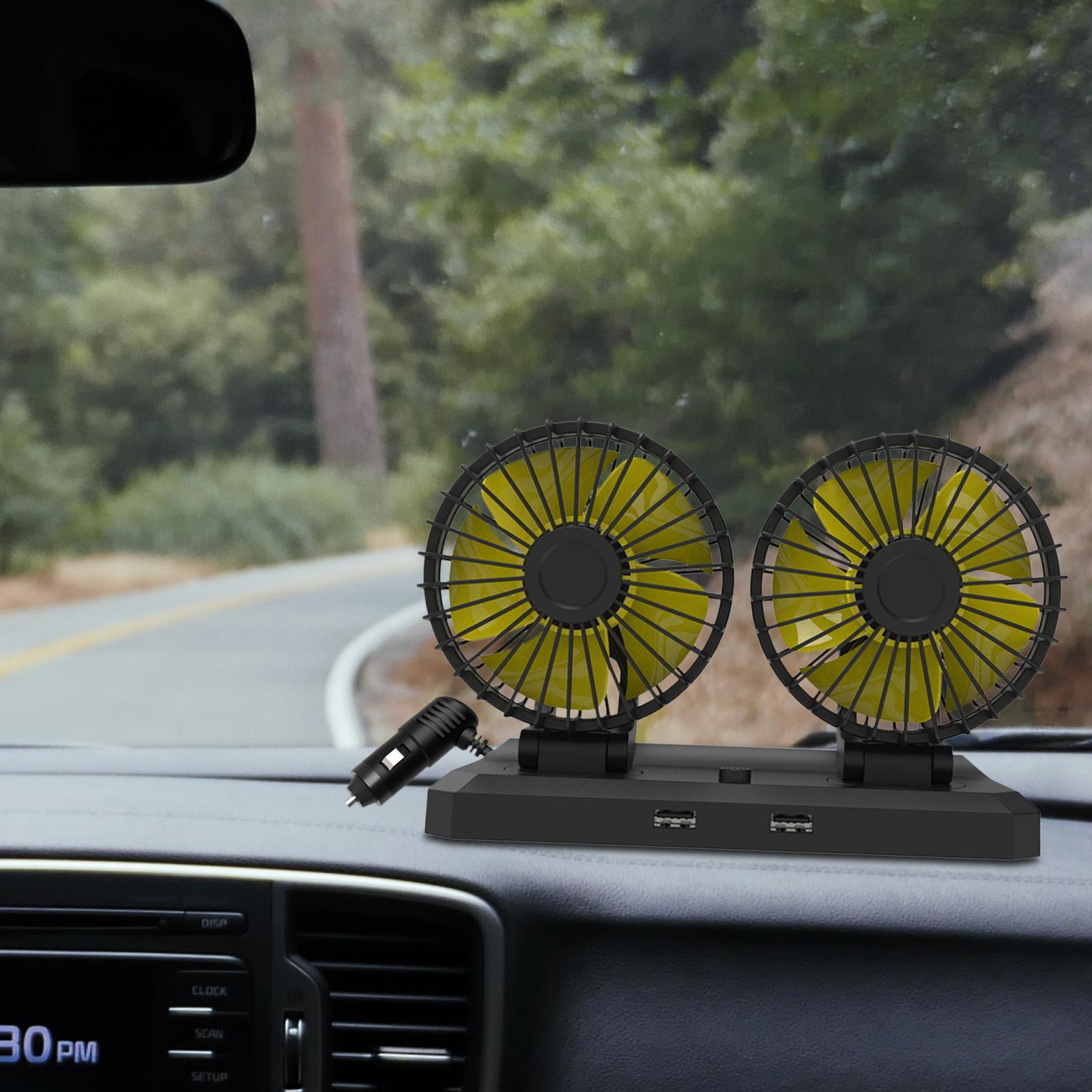 Mini Car Fan 12V