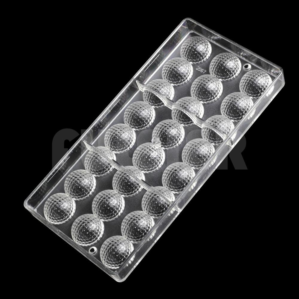 Nướng Bánh Ngọt Dụng Cụ Golf Hình Polycarbonate Khuôn, Nhà Bếp Supplie Thực Phẩm Nhựa Bánh Sô Cô La Dụng Cụ Kẹo Khuôn Mẫu