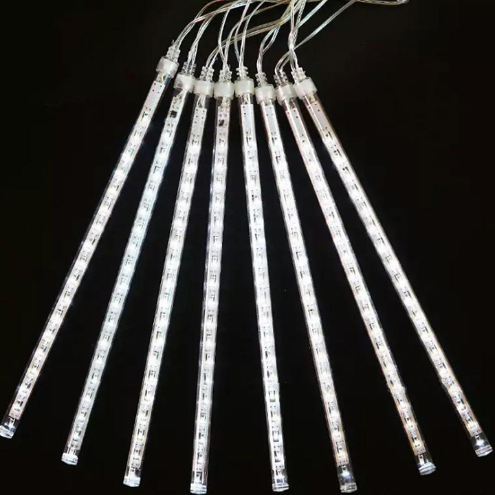 Đèn led sao băng đèn led giọt nước trang trí 8 ống