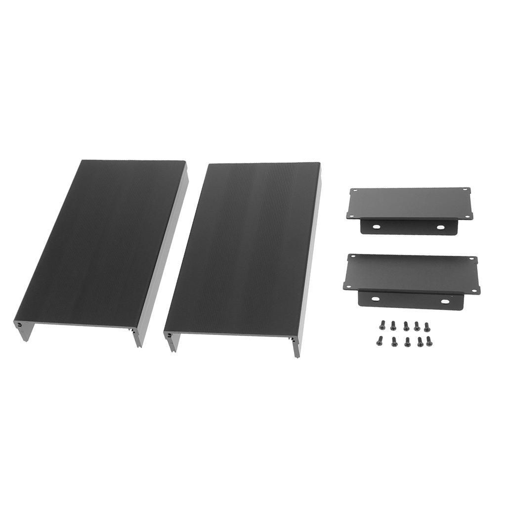 Aluminum Enclosure L Shape Box Case DIY for Project PCB Board 105x55x200mm