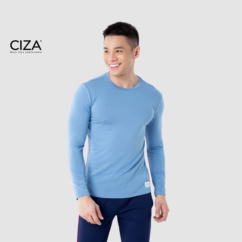 Áo giữ nhiệt body nam CIZA cao cấp thể thao vải heattech cổ tròn giữ ấm công nghệ Nhật Bản size S M L XL ATNS15