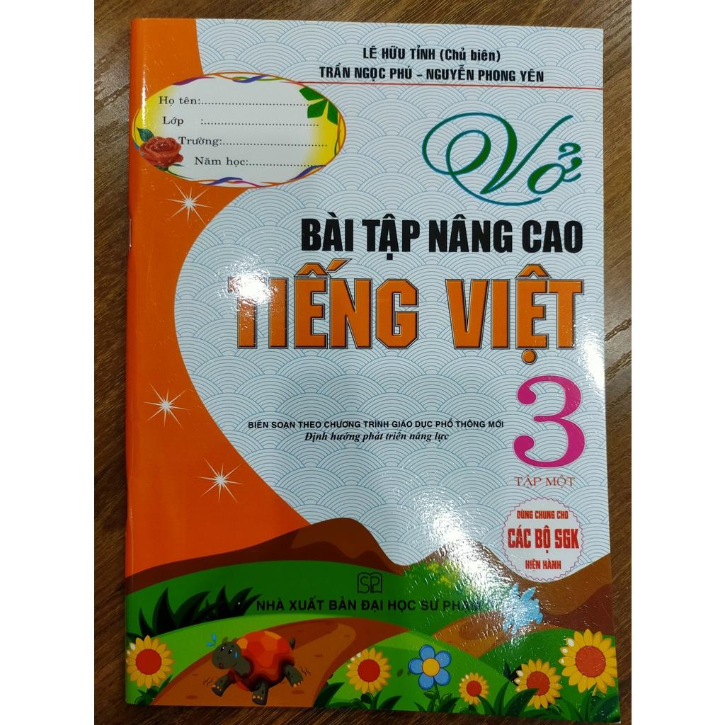 Sách - Combo Vở Bài Tập Nâng Cao Tiếng Việt 3 - Tập 1 + 2