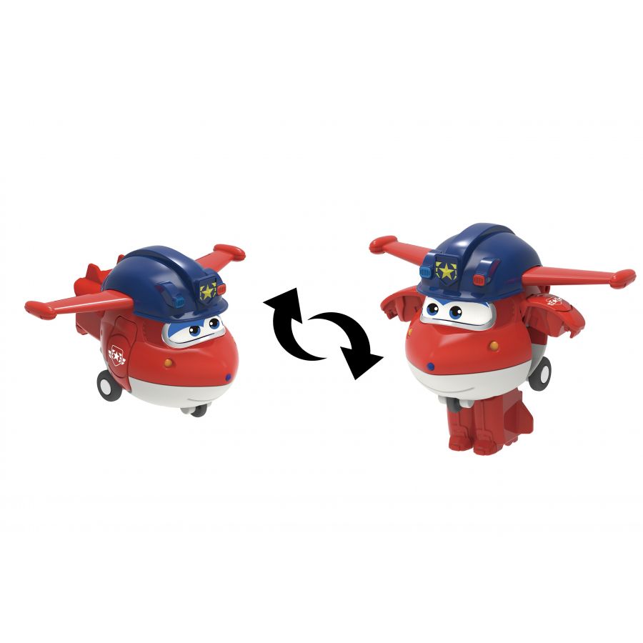 Đồ Chơi Robot Biến Hình Mini Jett Cảnh Sát Superwings YW730031