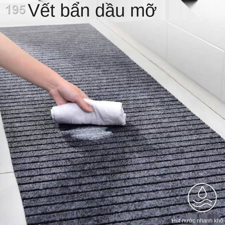 Thảm sàn nhà bếp cửa phòng tắm thấm nước chống trượt hộ gia đình tùy chỉnh nhập cảnh chân