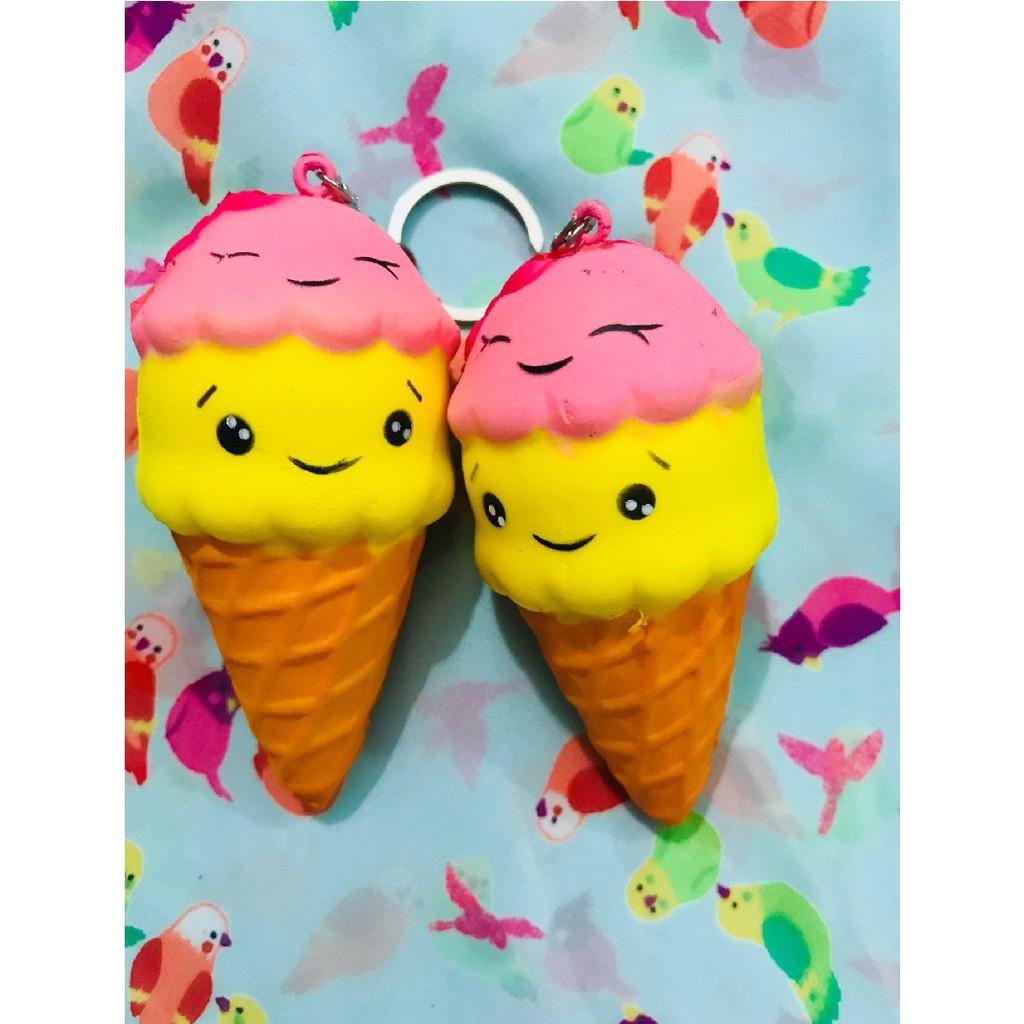 ĐỒ CHƠI SQUISHY Ốc QuẾ CẢM XÚC TẶNG KÈM MÓC KHÓA - thegioidochoi127 | squishyhaihuoc