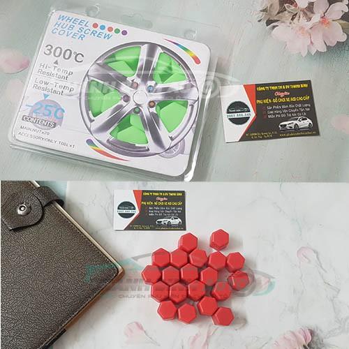Chụp ốc Lazang 5 màu đủ bộ