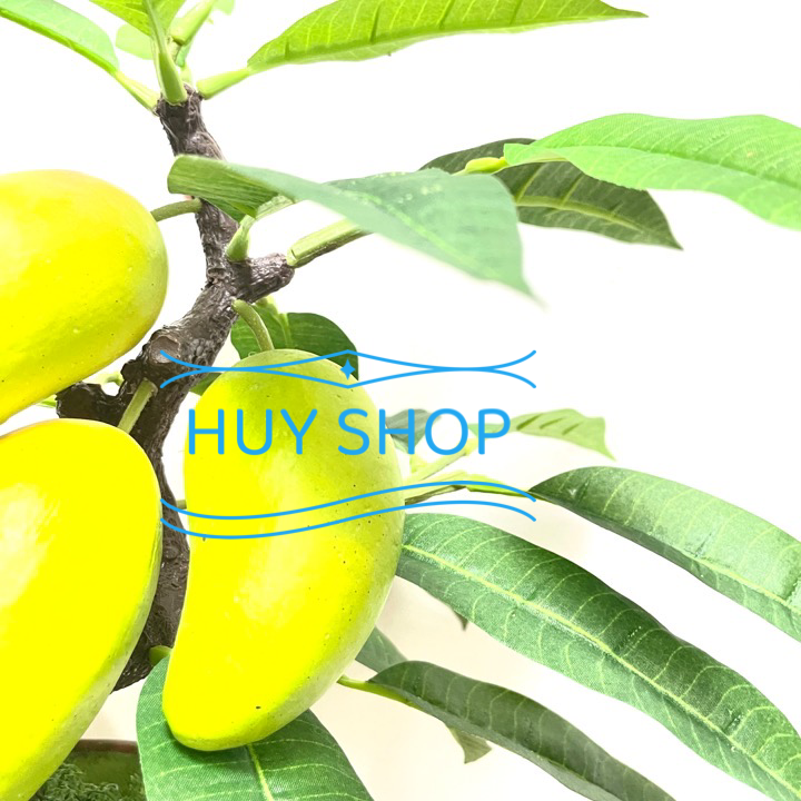 CHẬU CÂY TRÁI XOÀI NHÂN TẠO SỐ 1 TRANG TRÍ NHÀ CỬA