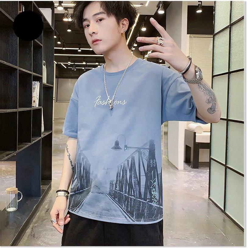 ÁO THUN NAM TAY LỠ CỰC ĐẸP , PHONG CÁCH HÀN QUỐC CHO CÁC BẠN NAM KME FASHION
