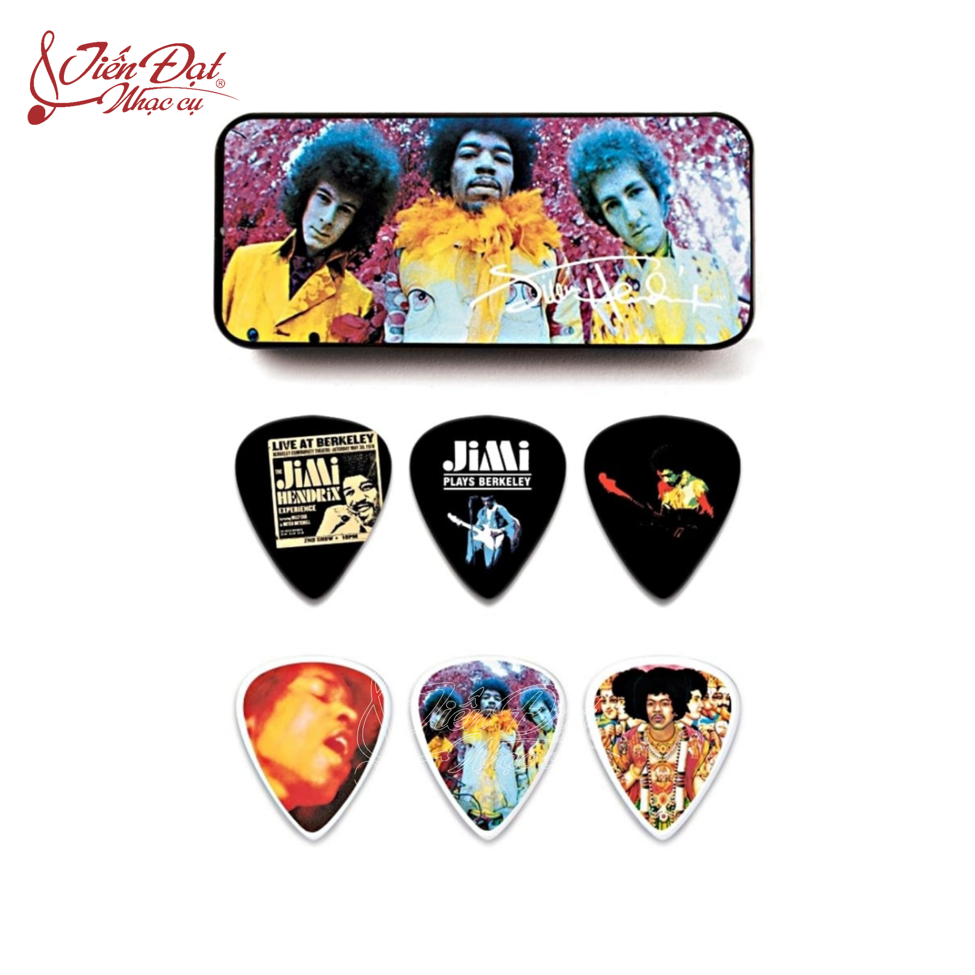 Pick Móng Gảy Dành Cho Đàn Guitar USA Jim Dunlop JHPT01M, 6 Chiếc