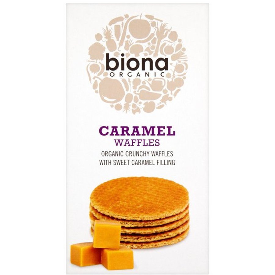 Bánh waffles caramen hữu cơ Biona 175g