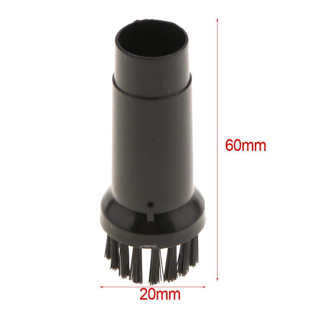 5PCS 1.25"/32mm Horsehair Bristle Dust Brush Elbow Connector Flat Nozzle