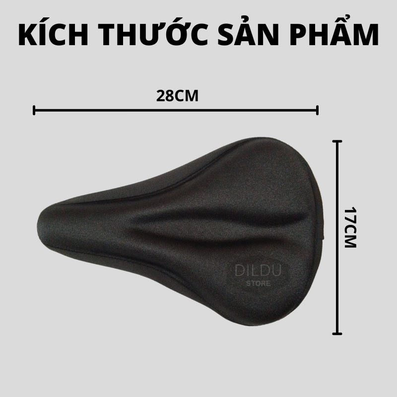 Hình ảnh Đệm Yên Xe Đạp Êm - Đệm Bọc Yên Xe Đạp Thể Thao Giant, Trek, Jett - Đệm Gel 3D Không Xẹp Lún -  Phụ Kiện Xe Đạp Hàng Chính Hãng