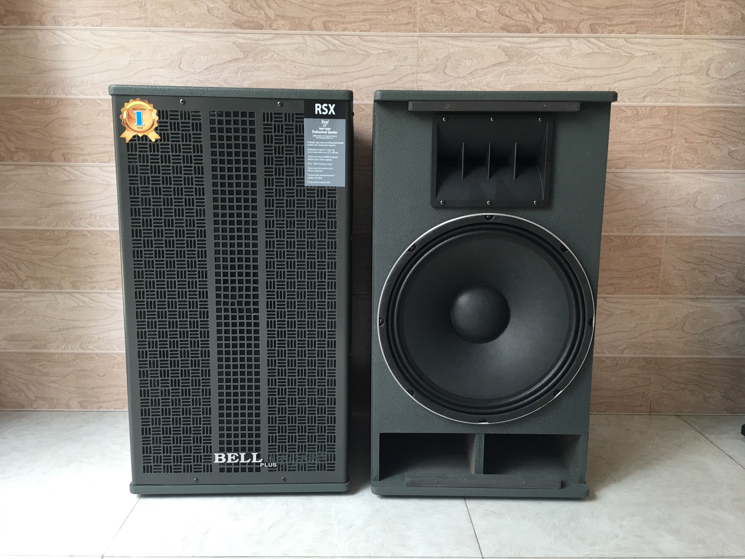 Loa 4 tấc thùng sơn cao cấp từ 170 côn 75 Treble 450 BellPlus 1 cặp