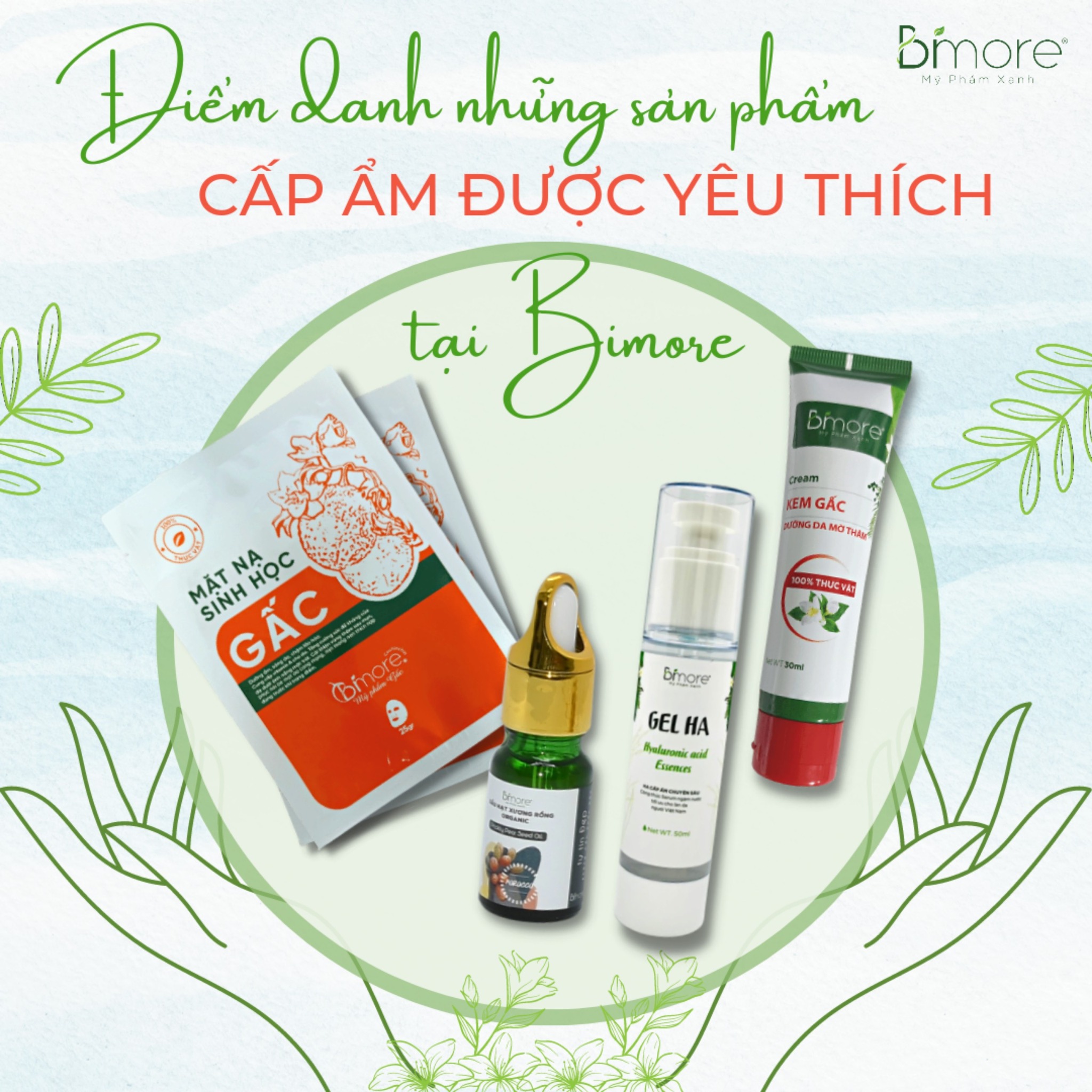 Kem gấc Bimore dưỡng da mờ thâm sáng hồng da_50ml