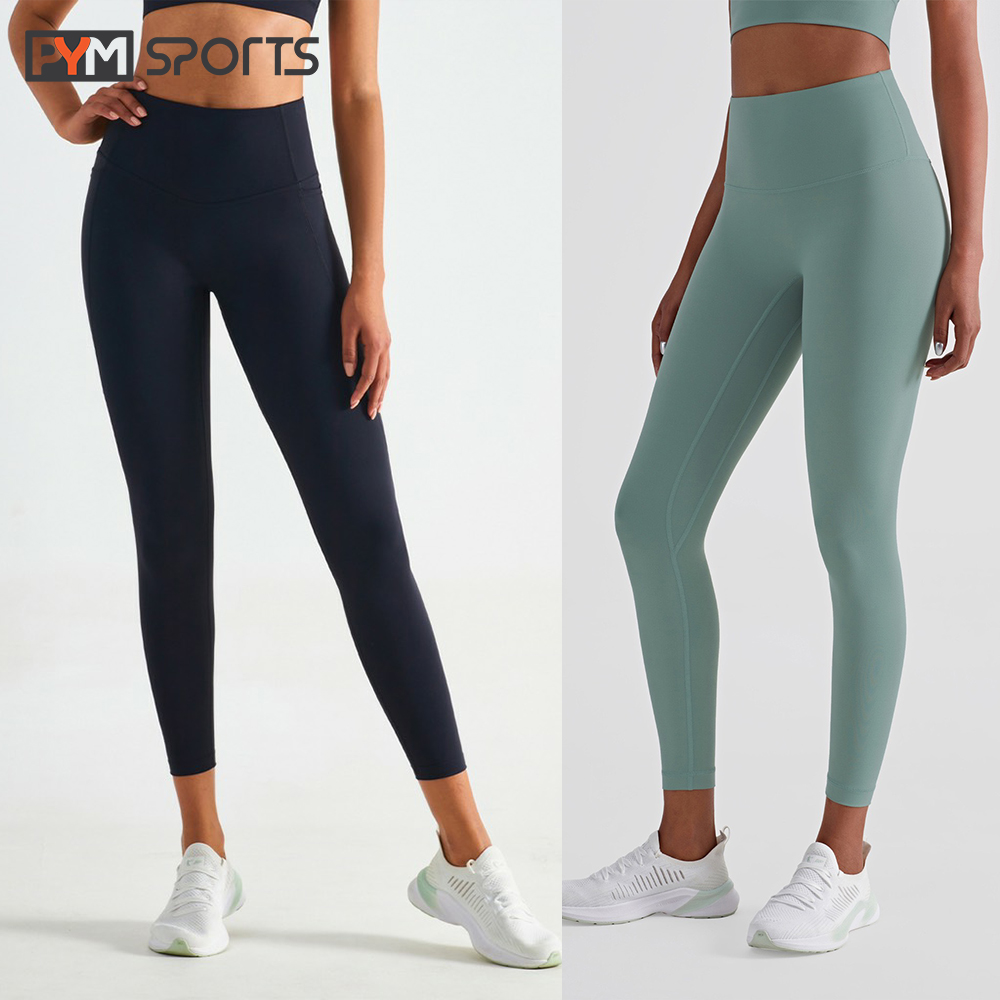 Quần dài legging tập Yoga - Gym PYMSPORT - PYML040 nâng mông, lưng cạp cao, có túi