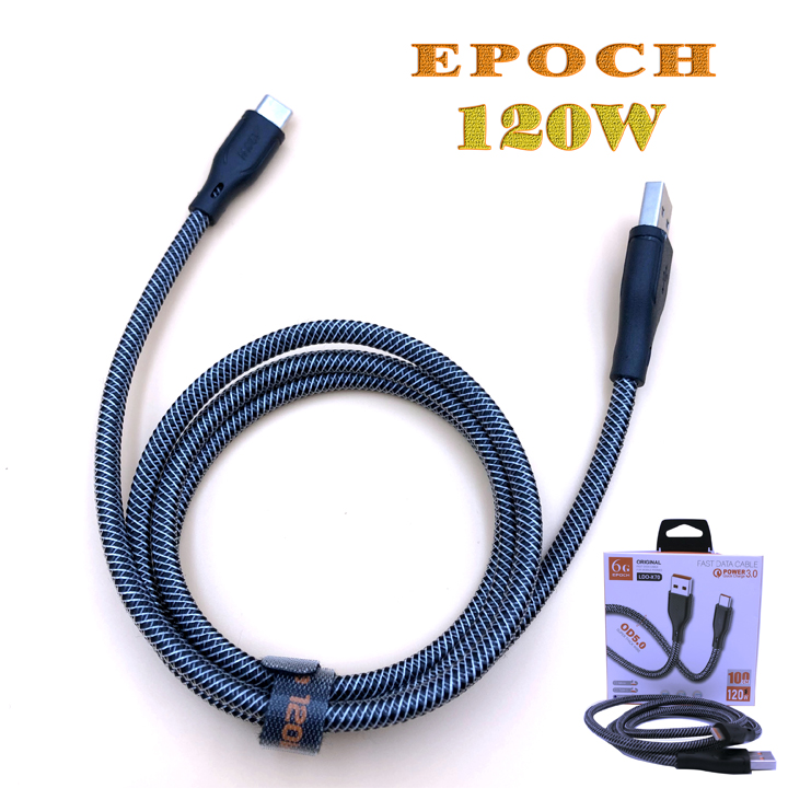 cáp sạc siêu nhanh siêu bền EPOCH 120w