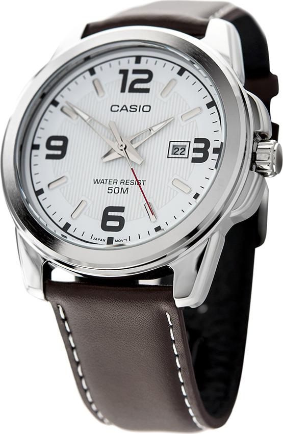 Đồng Hồ Nam Dây Da Casio MTP-1314L-7AVDF (44.9mm) - Nâu