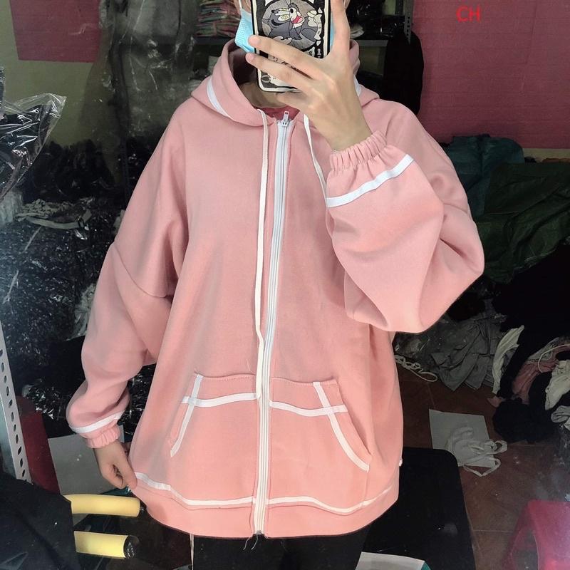 Áo khoác chạy viền trắng HD6