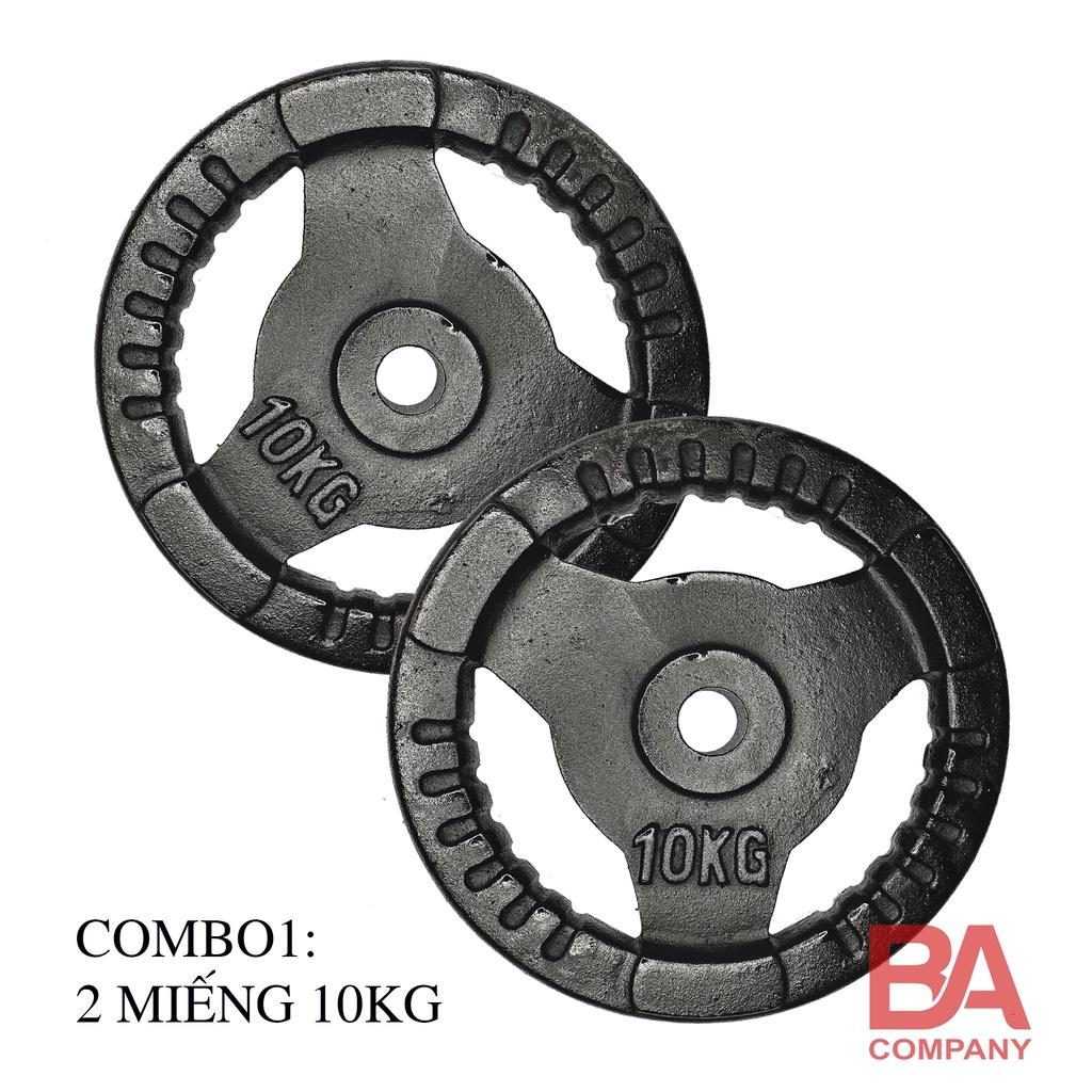 Combo 20kg miếng tạ gang phi 27