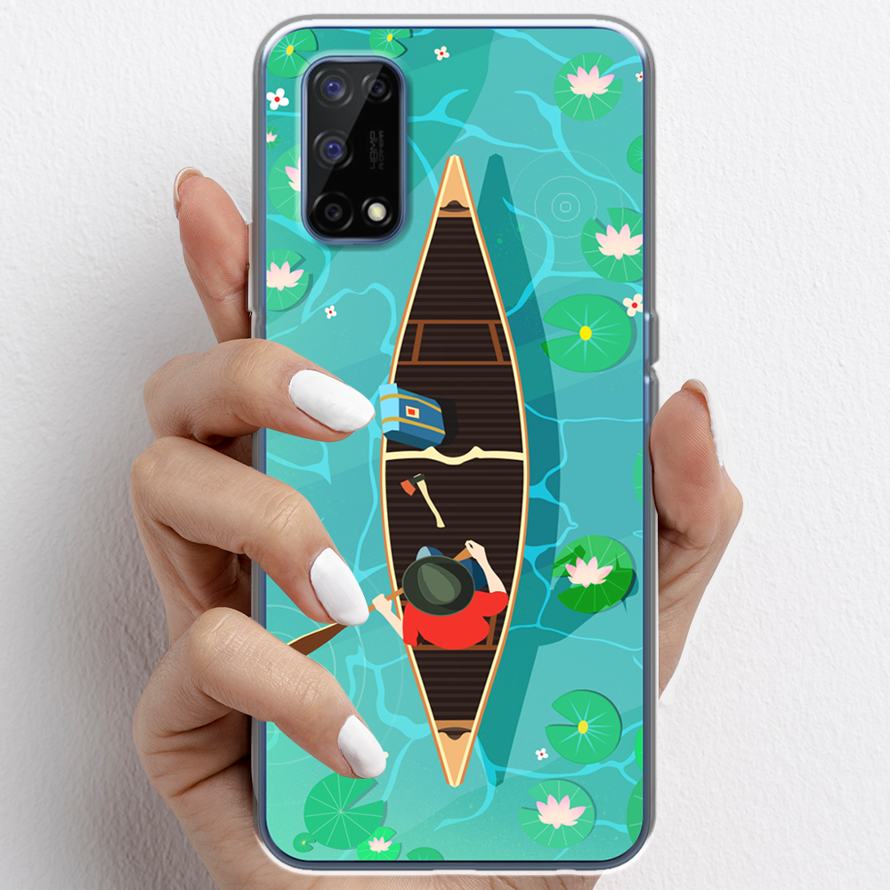 Ốp lưng cho Realme 7 Pro nhựa TPU mẫu Chèo thuyền