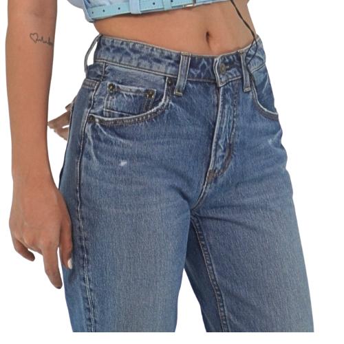 Quần Boyfriend Jeans P12, dáng đứng, phong cách lịch sự- trẻ trung_thương hiệu SAMMA JEANS