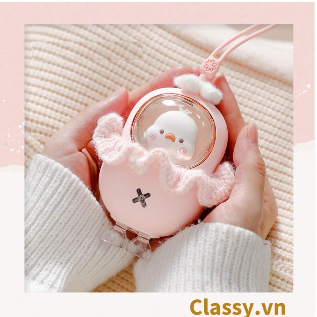 Máy sưởi ấm tay mini Classy hình chú gà con sạc bằng USB PK1363