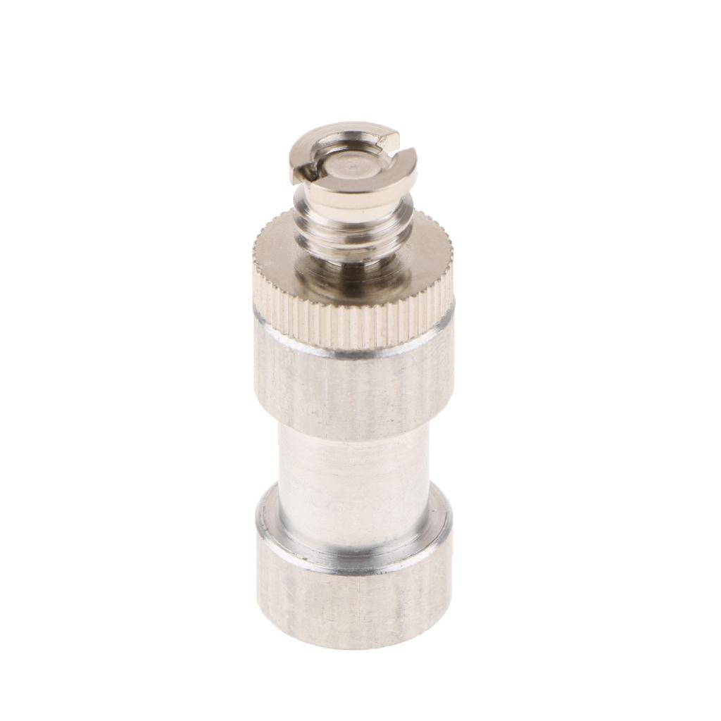 2 Pack 3in1 Tripod Screw Converter Adapter Mount 1/4" to 3/8" Stud Bolt Kit