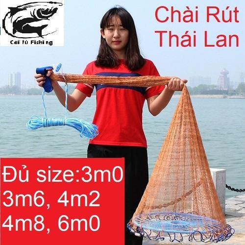 Chài rút đĩa bay sợi dù Thái Lan - Chài dù đĩa bay