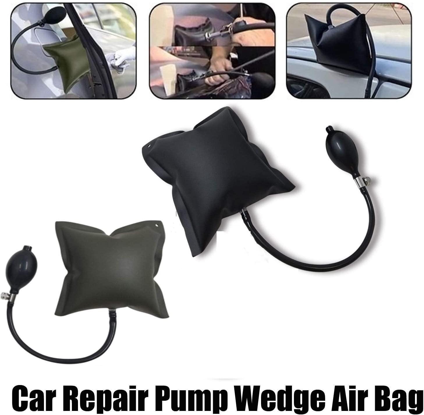 Đệm Nâng, 2 Chiếc Đệm Bơm Hơi Bơm Hơi Công Cụ TPU Phụ Kiện Tự Động Hỗ Trợ Đệm Hơi Cho Cửa Cửa Sổ Nội Thất Tủ Lạnh Màu Đen