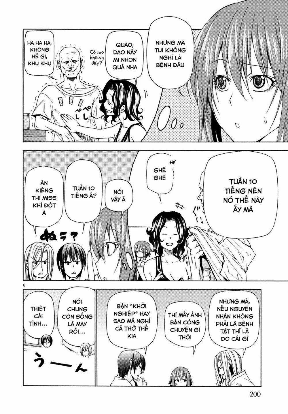 cô gái thích lặn - grand blue chapter 40 6