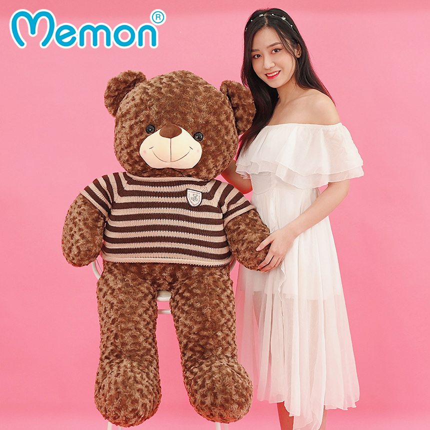 Gấu Bông Teddy Socola 80cm-1m1 - 1m4 Cao Cấp Memon, Gấu Bông Cute Khổng Lồ - Qùa Tặng Gấu Bông