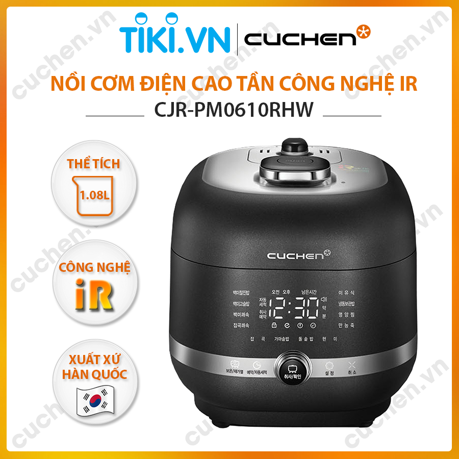 Nồi cơm điện cao tần IR Cuchen CJR-PM0610RHW (Nhập khẩu chính hãng)