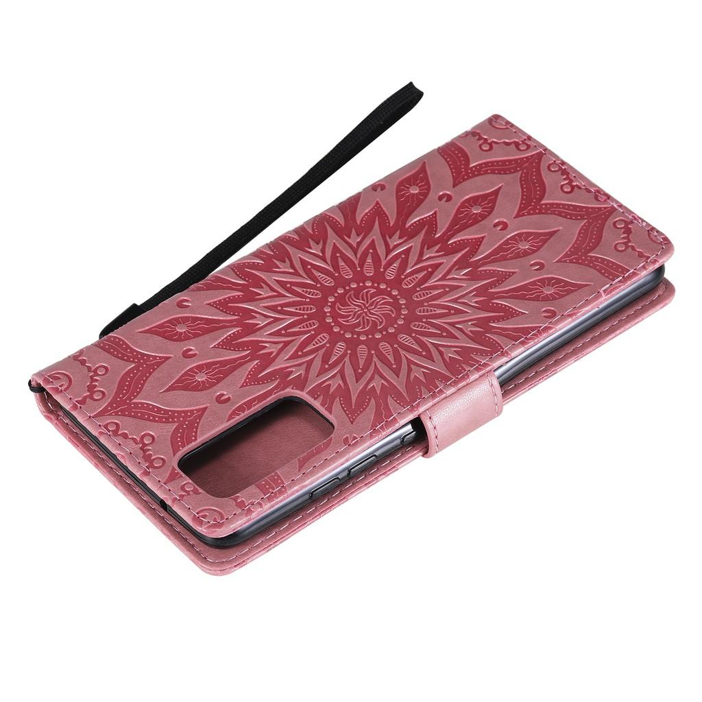 Bao da PU hình chiếc ví kiêm đế đỡ cho Samsung Galaxy Note10 Lite A71 A51 A21S A31 M21 M30S