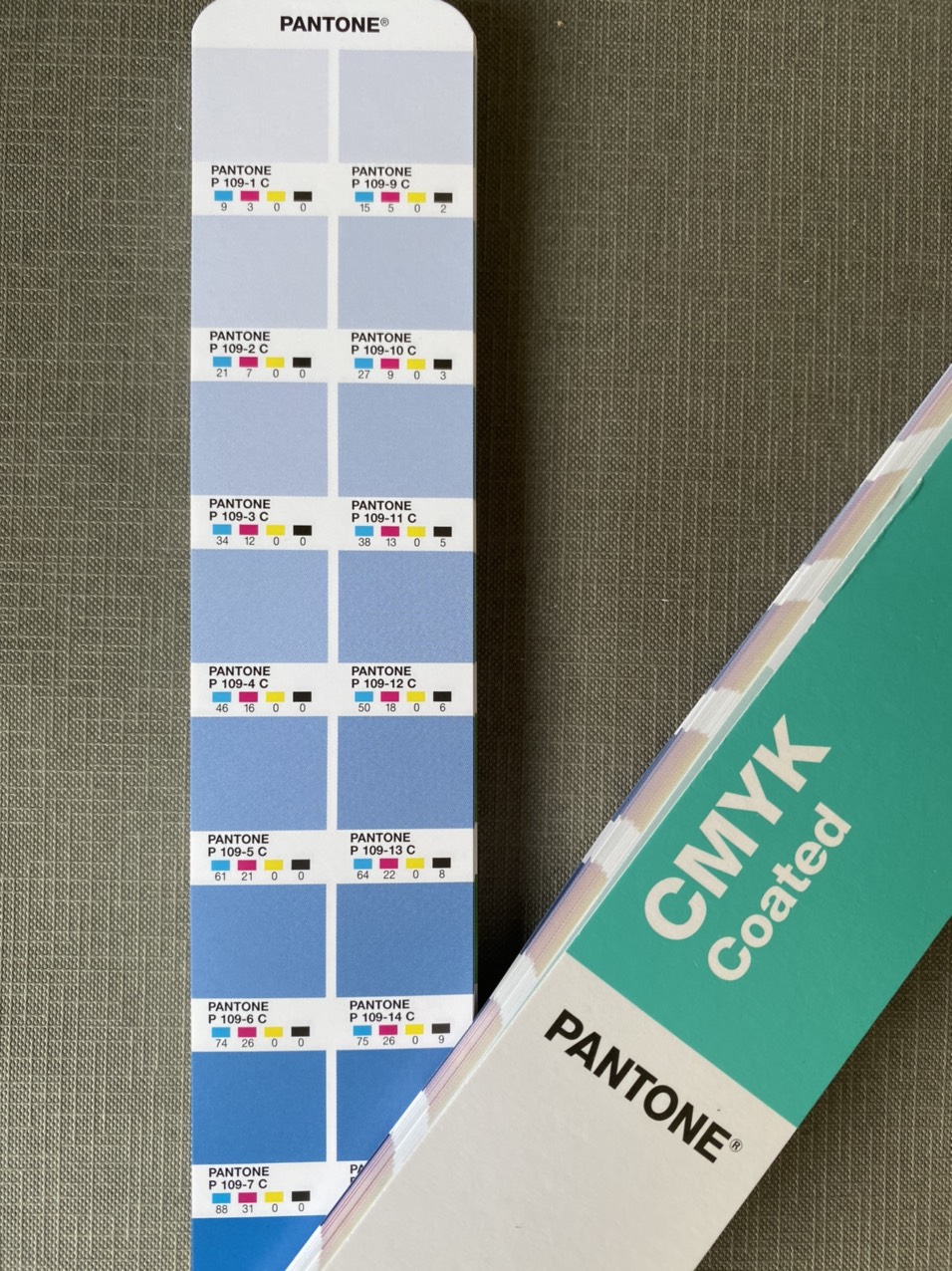 Bộ 2 cây bảng màu Pantone CMYK nhập khẩu Mỹ chính hãng - dùng trong thiết kế in ấn - 2.868 màu CMYK - GP5101A