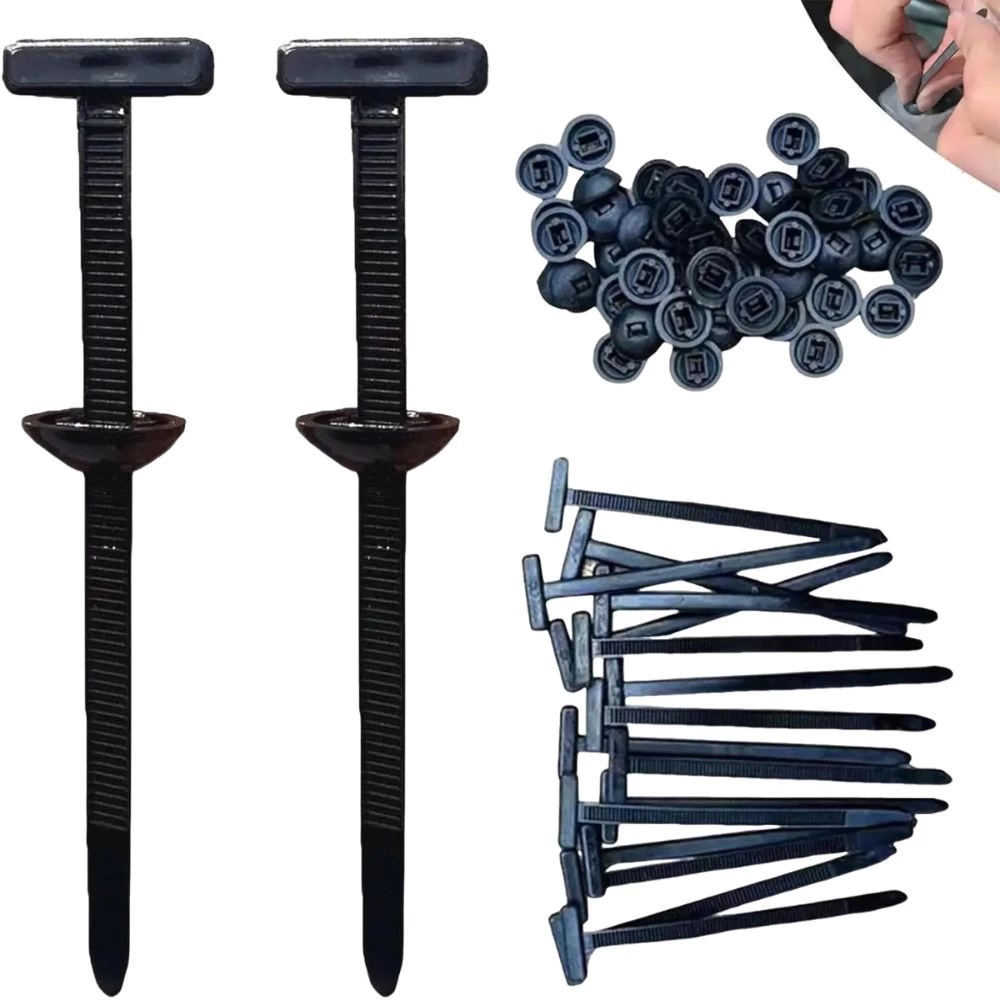 Cái Khóa buộc cáp đa năng bằng nhựa Dây buộc khóa kéo tự khóa chống mài mòn bền bỉ, Kẹp dây đeo nhựa có thể điều chỉnh nhẹ đa năng dùng thay cho siết ốc - miếng lót chuột