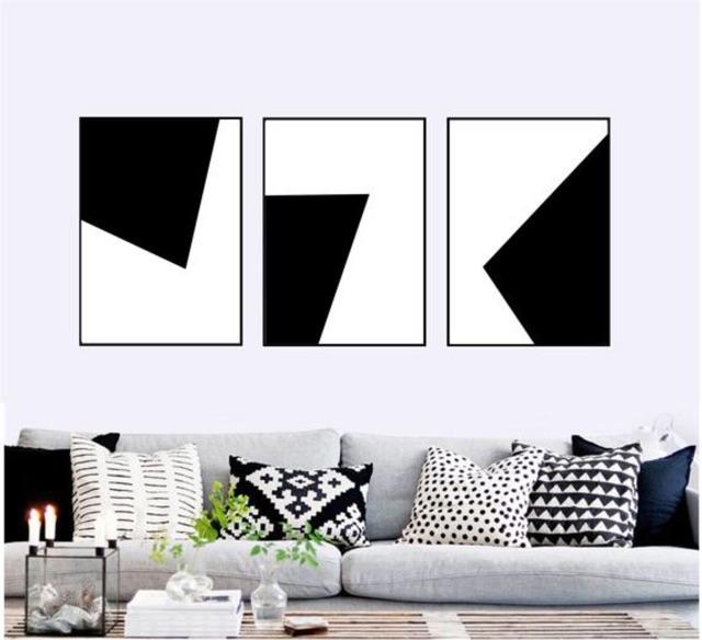 Tranh canvas decor kích thước 40x60cmx3 bức