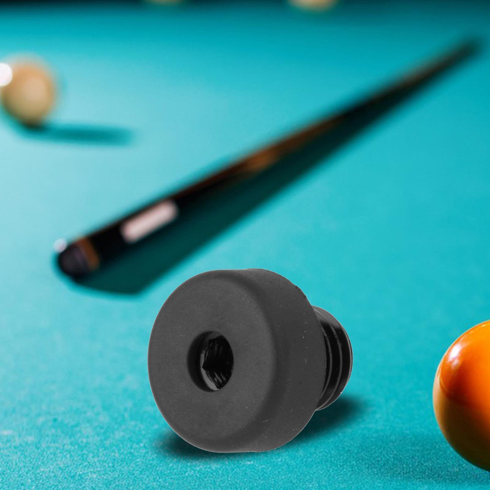 Billiard Bottom Plug Billiard Cue Rubber Bumper for Playing Clubs Pool Table