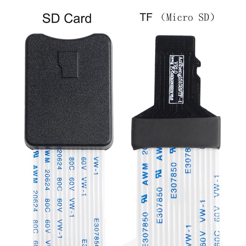 Thẻ SD 48CM/60CM Nữ sang TF micro SD Nam ( SD sang SD , TF sang TF ) Cáp mở rộng thẻ linh hoạt Bộ mở rộng Đầu đọc bộ chuyển đổi Màu sắc: SD sang SD