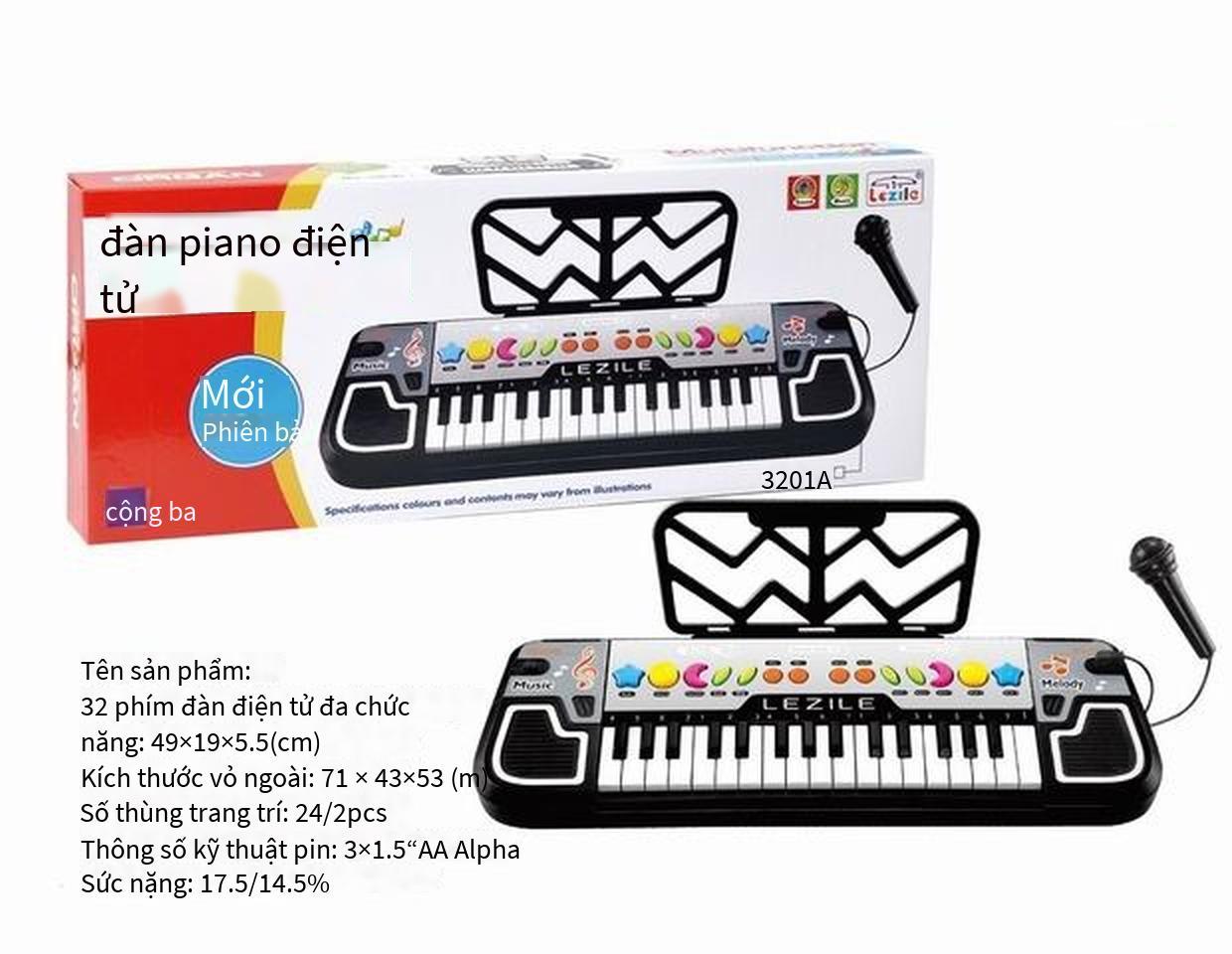 Đàn Organ Điện Tử Trẻ Em Bán Chạy Nhất Amazon Có Micro Đàn Organ Điện Tử Đa Năng Cho Bé Phòng Thu Đồ Chơi Âm Nhạc